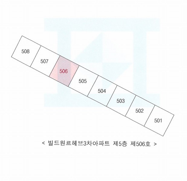 2025타경3760 경상북도 포항시 북구 중흥로241번길 42, 빌드원르헤브3차아파트 5층 506호 아파트 경매 이미지