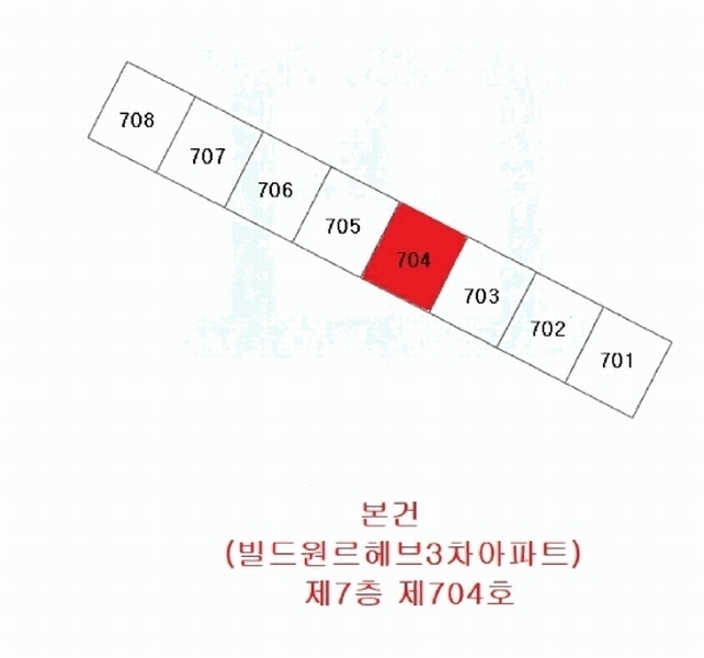 2025타경3767 경상북도 포항시 북구 중흥로241번길 42, 빌드원르헤브3차아파트 7층 704호 아파트 경매 이미지