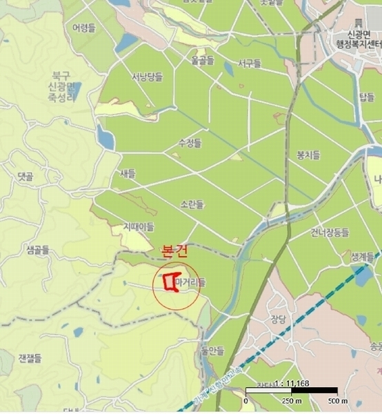 2025타경3836 경상북도 포항시 북구 신광면 우각리 978-2 농지 경매 이미지