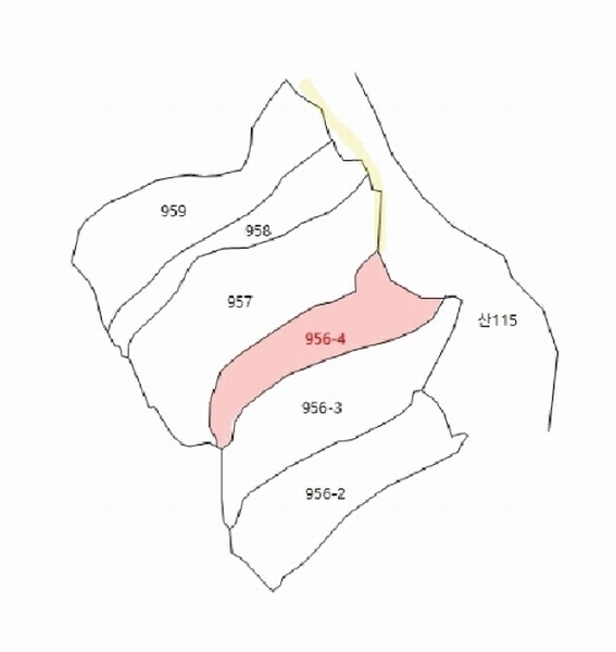 2025타경3846 경상북도 포항시 북구 흥해읍 덕장리 956-4 농지 경매 이미지
