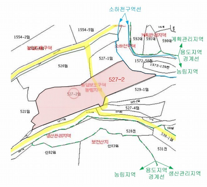 2025타경3952 경상북도 포항시 북구 기북면 대곡리 527-2 농지 경매 이미지