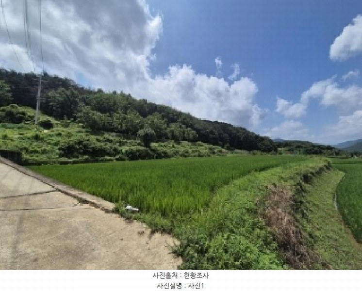 2025타경3952 경상북도 포항시 북구 기북면 대곡리 527-2 농지 경매 이미지