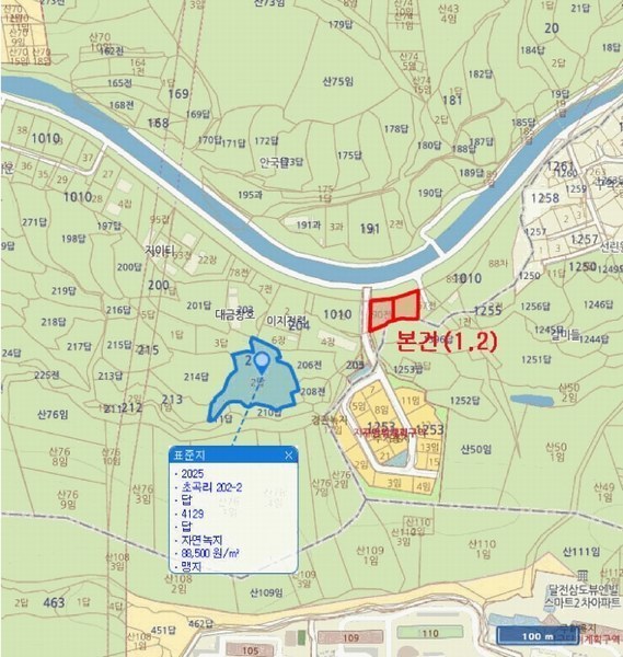 2025타경4032 경상북도 포항시 북구 흥해읍 초곡리 1010-90 농지 경매 이미지