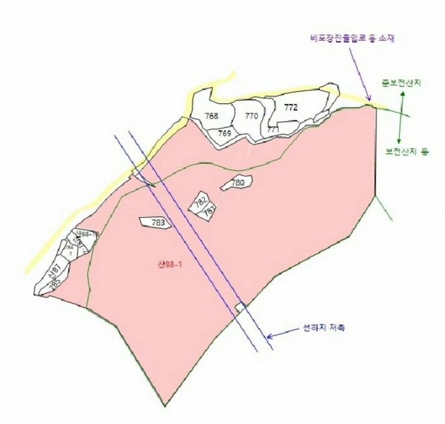 2023타경3859 경상북도 포항시 북구 신광면 냉수리 산88-1 임야 경매 이미지