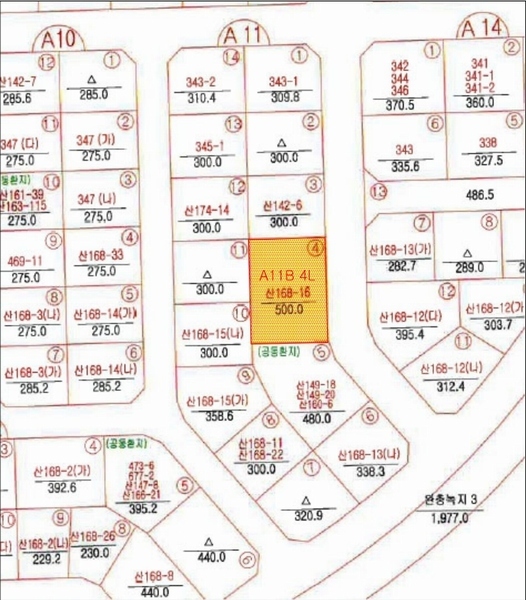 2024타경3443 경상북도 포항시 북구 흥해읍 이인리 산147-1 임야 경매 이미지