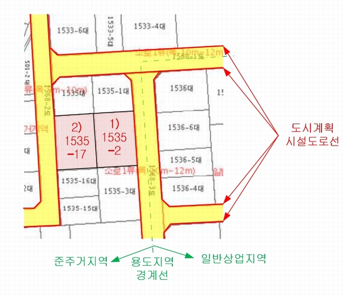 2024타경4484 경상북도 포항시 남구 오천읍 원리 1535-17 대지 경매 이미지