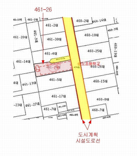 2024타경34805 경상북도 포항시 남구 송도동 461-26 대지 경매 이미지