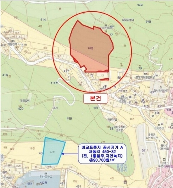 2024타경35068 경상북도 울릉군 울릉읍 저동리 78-3 농지 경매 이미지