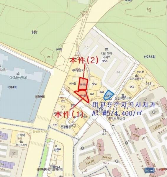 2024타경36283 경상북도 포항시 북구 장성동 974 농지 경매 이미지