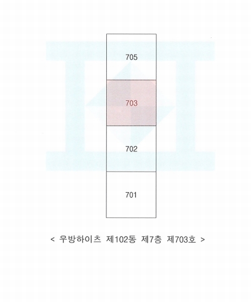 2024타경1959 경상북도 포항시 북구 학전로 103, 우방하이츠 102동 7층 703호 아파트[공급32평형] 경매 이미지
