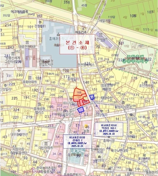 2025타경3634 경상북도 포항시 북구 흥해읍 약성리 168-1 창고 경매 이미지