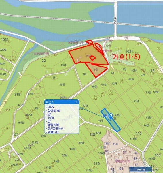 2025타경3670 경상북도 포항시 북구 기계면 학야리 15-1 임야 경매 이미지
