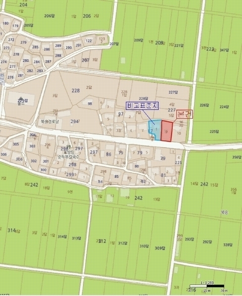 2025타경3770 경상북도 포항시 북구 흥해읍 북송리 87-9 대지 경매 이미지