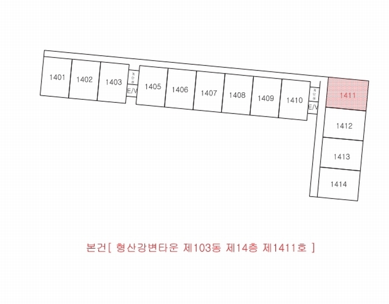 2025타경3785 경상북도 포항시 남구 연일로 130, 형산강변타운 103동 14층 1411호 아파트[공급25평형] 경매 이미지