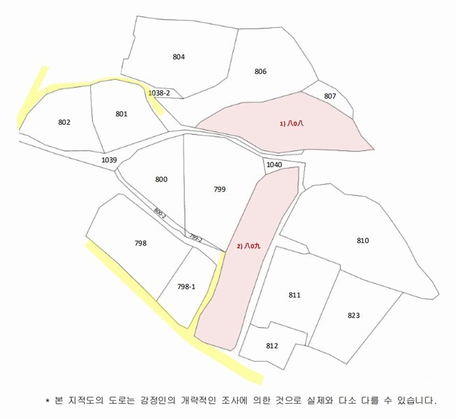 2024타경4651 경상북도 포항시 북구 흥해읍 덕장리 809 농지 경매 이미지