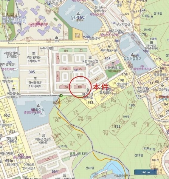 2024타경34881 경상북도 포항시 북구 이동로 48-11, 포항이동삼성아파트 109동 8층 802호 아파트[공급31평형] 경매 이미지