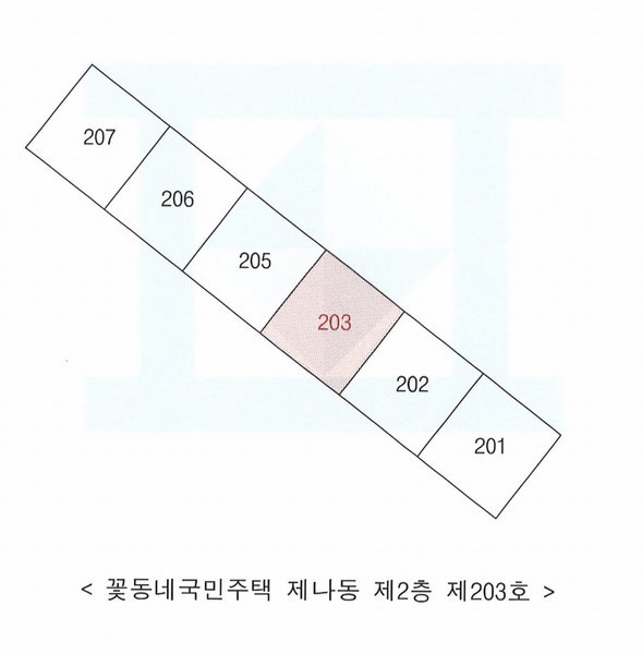 2025타경3464 경상북도 포항시 북구 양학천로 28-16, 꽃동네국민주택 나동 2층 203호 아파트 경매 이미지