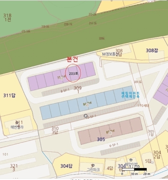 2025타경3584 경상북도 포항시 북구 삼호로 450, 해림아파트 다동 2층 203호 아파트 경매 이미지