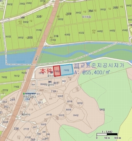 2025타경3771 경상북도 포항시 북구 청하면 미남리 798 농지 경매 이미지