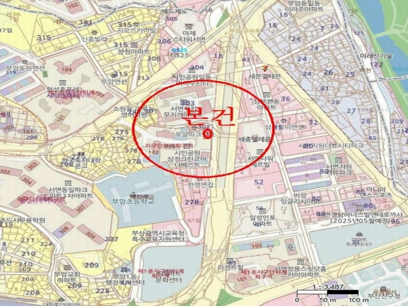 2024타경61409 부산광역시 부산진구 신천대로 271, 진성센트럴뷰 2층 201호 오피스텔[계약25평형] 경매 이미지