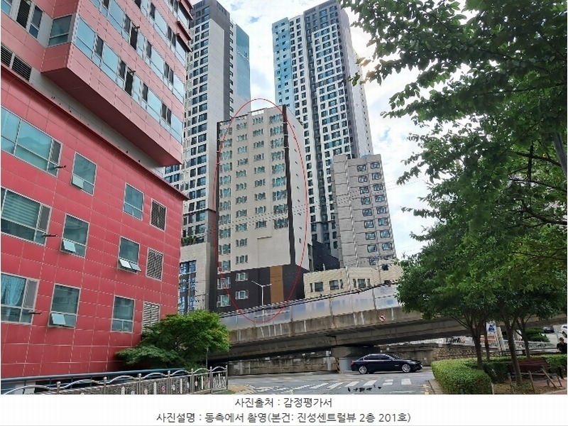 2024타경61409 부산광역시 부산진구 신천대로 271, 진성센트럴뷰 2층 201호 오피스텔[계약25평형] 경매 이미지