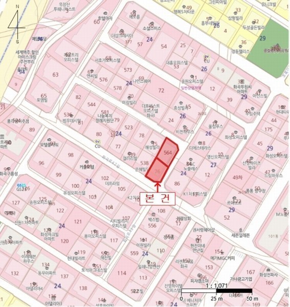 2025타경4371 서울특별시 강서구 화곡로42길 25-3, 더플러스 3층 304호 다세대(빌라)[공급10평형] 경매 이미지