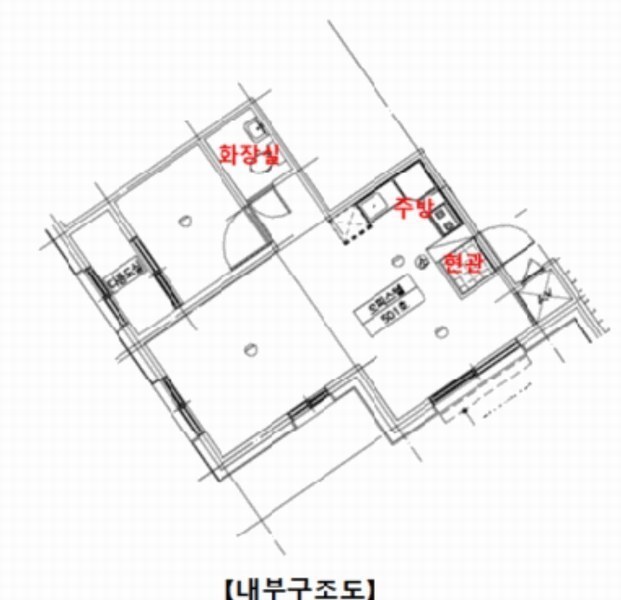 2025타경8307 서울특별시 구로구 시흥대로161길 62, 한나래16차 5층 501호 오피스텔[계약18평형] 경매 이미지