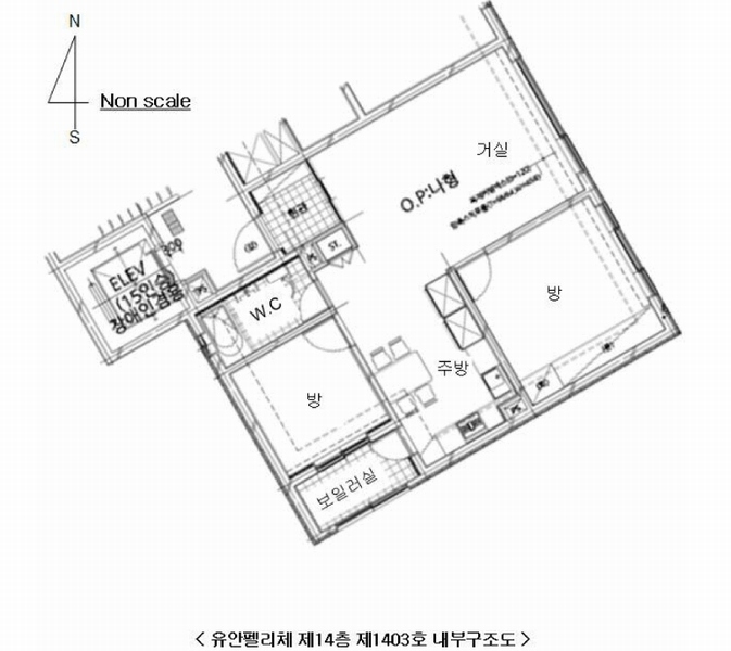 2025타경20849 부산광역시 영도구 태종로 390, 유안펠리체 14층 1403호 오피스텔 경매 이미지