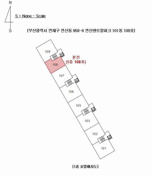 2025타경21372 부산광역시 연제구 고분로98번길 16, 연산센트럴파크 101동 1층 108호 아파트[공급24평형] 경매 이미지
