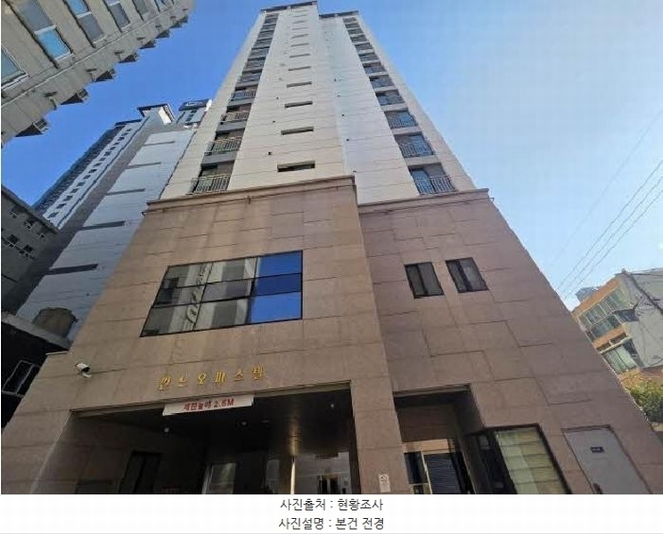 2025타경21574 부산광역시 금정구 수림로50번길 196-4, 깐느오피스텔 6층 604호 오피스텔[계약31평형] 경매 이미지