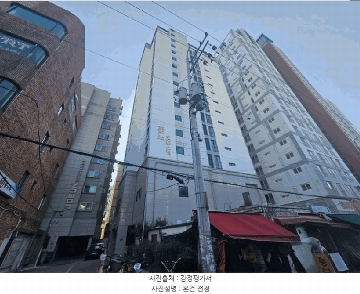 2025타경21574 부산광역시 금정구 수림로50번길 196-4, 깐느오피스텔 6층 604호 오피스텔[계약31평형] 경매 이미지