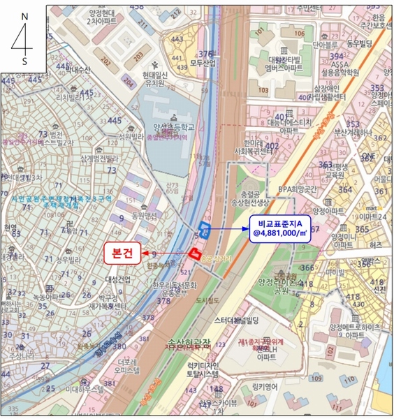 2025타경21737 부산광역시 부산진구 양정동 519-25 대지 경매 이미지