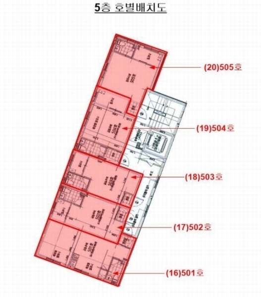 2023타경2991 부산광역시 연제구 거제대로124번길 42부산광역시 연제구 거제대로124○○○○, 수림하우스 다동 5층 505호수림하우○○ 오피스텔 경매 이미지