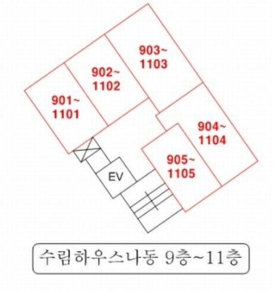 2023타경53951 부산광역시 중구 흑교로67번길 21, 수림하우스 나동 11층 1104호 오피스텔 경매 이미지