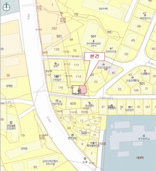 2024타경53194 부산광역시 금정구 금샘로42번길 7, 보령하이츠 2층 202호 다세대(빌라)[공급25평형] 경매 이미지