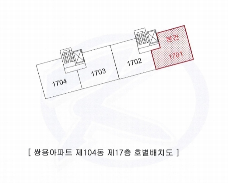 2023타경53425 부산광역시 연제구 법원북로 13, 쌍용아파트 104동 17층 1701호 아파트[공급35평형] 경매 이미지
