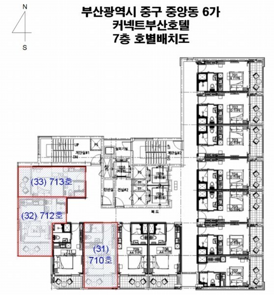2024타경3113 부산광역시 중구 대교로 115-1, 커넥트부산호텔 7층 713호 숙박(콘도등) 경매 이미지