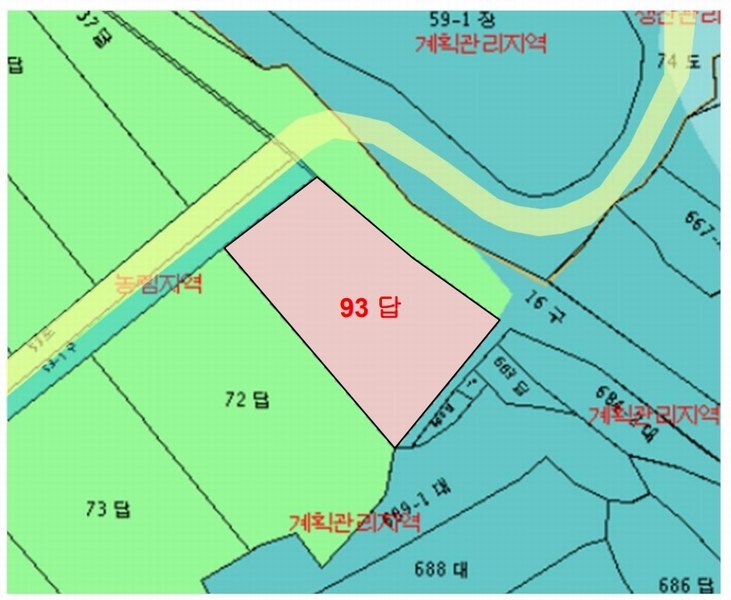 2024타경6136 경상남도 진주시 대곡면 가정리 93 농지 경매 이미지