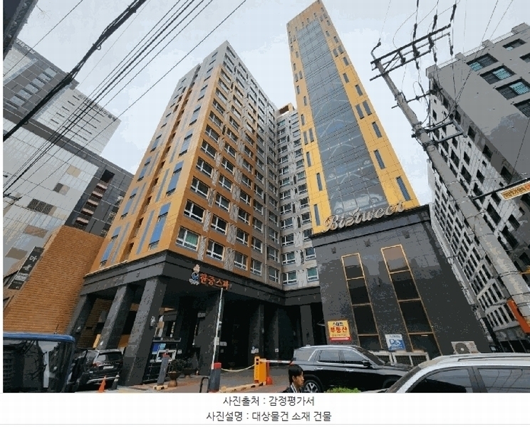 2025타경9136 서울특별시 금천구 디지털로12길 15, 비즈트위트바이올렛5차 2층 207호 오피스텔[계약8평형] 경매 이미지