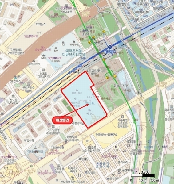 2025타경9171 서울특별시 구로구 새말로 97, 신도림테크노마트 10층 034호 근린상가 경매 이미지