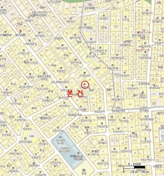 2025타경9262 서울특별시 강서구 등촌로13길 36-14, 강서렉스빌 2층 202호 다세대(빌라)[공급13평형] 경매 이미지
