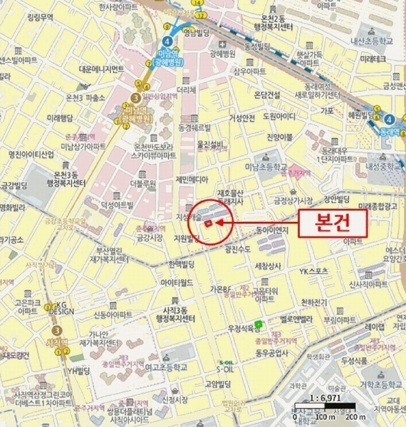 2025타경21732 부산광역시 동래구 여고북로123번가길 17, 비스타빌 5층 501호 오피스텔 경매 이미지