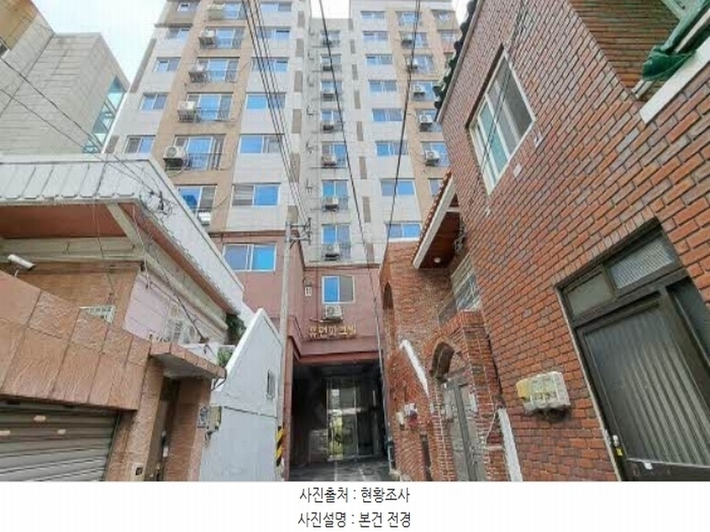 2024타경61379 부산광역시 동래구 충렬대로100번가길 9-14, 휴먼파크 4층 403호 다세대(빌라) 경매 이미지