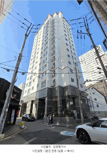 2025타경21598 부산광역시 동래구 아시아드대로220번길 7, 온천더휴 2층 201호 오피스텔[계약22평형] 경매 이미지