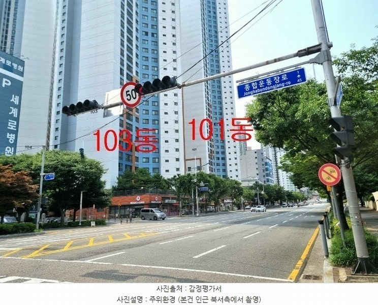 2024타경57790 부산광역시 동래구 종합운동장로40번길 8, 아시아드코오롱하늘채(사직동) 103동 1층 111호 근린상가 경매 이미지