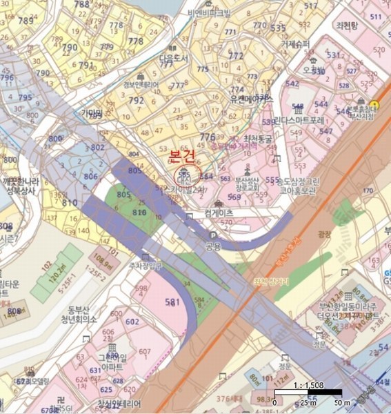 2024타경63535 부산광역시 동구 정공단로1번길 22, 대신스카이빌2차 3층 302호 다세대(빌라)[공급21평형] 경매 이미지