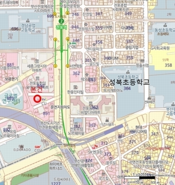 2024타경66534 부산광역시 부산진구 전포대로 159, 전포코아루오펠리움오피스텔 4층 401호 오피스텔[계약24평형] 경매 이미지