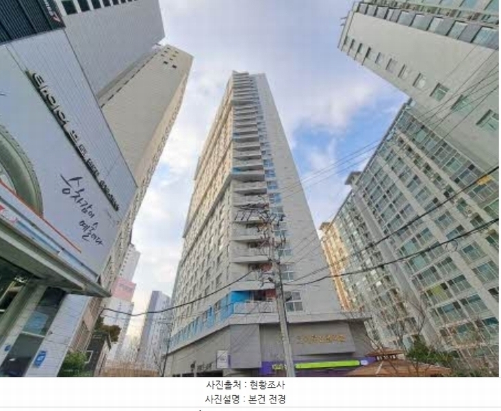 2024타경66534 부산광역시 부산진구 전포대로 159, 전포코아루오펠리움오피스텔 4층 401호 오피스텔[계약24평형] 경매 이미지