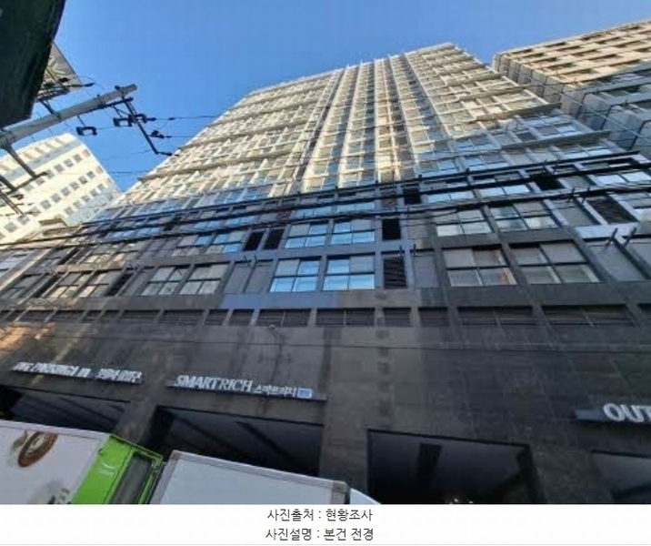 2024타경66602 부산광역시 연제구 거제천로152번길 59, 스마트리치연산 8층 817호 오피스텔[계약11평형] 경매 이미지