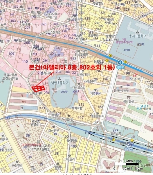 2024타경67421 부산광역시 동래구 충렬대로238번가길 49-5, 아델리아 13층 1301호 오피스텔 경매 이미지